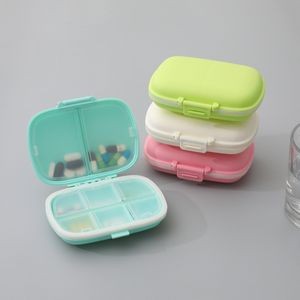 8 Compartments Plastic Pill Organizer Box Container