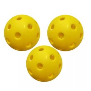 Plastic Outdoor Hollow Pickleball Balls With 40 Holes