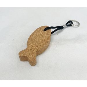 Floating Cork Keychain
