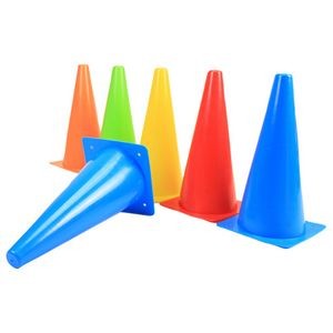 Sports Hi-Visibility Fluorescent Plastic Cone Set