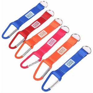 Dye-sublimation Strap Lanyard with Carabiners
