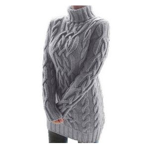 Long Sleeve Turtleneck Sweater Dress