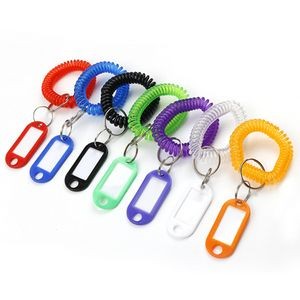 Wristband Coil Keychain