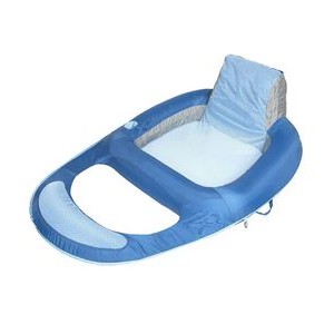 Inflatable Pool Lounger Chair w/ Cup Holder