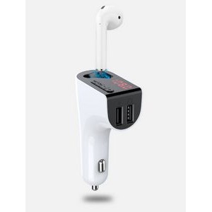 Wireless Bluetooth Earphone with Car Charger