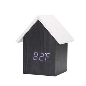 House Shaped Digital Clock w/ Calendar