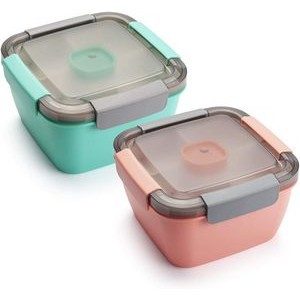 Salad Bowls with 3 Compartments