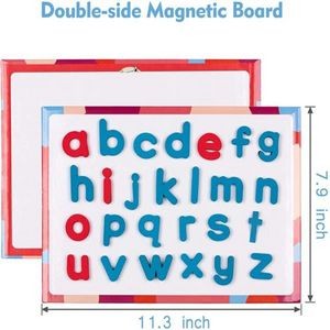 234 Pcs Magnetic Letters and Numbers Kit with Double-Side Magnet Board