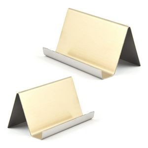Stainless Steel Business Card Holder Stand