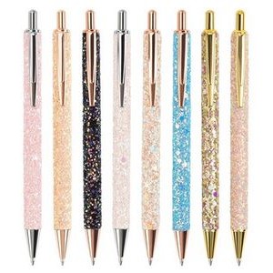 Retractable Glitter Journal Pen