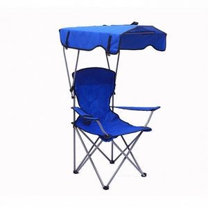 Foldable Travel Chair with Sunshade and Cup Holder