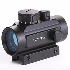 1x40RD Optic Red Green Dot Sight Scope Airsoft