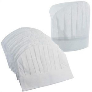 9" Disposable Non-Woven Kitchen Cooking Chef Hat
