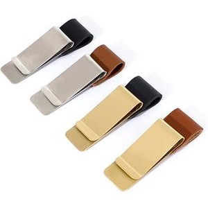 Metal Leather Pen Holder Brass and Stainless Steel Pencil Clip
