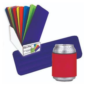 Colorful Slap & Wrap Neoprene Beverage Insulator