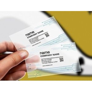 PVC Transparent Calling Business Card
