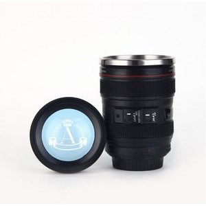 Stainless Steel Camera Lens Coffee Mug