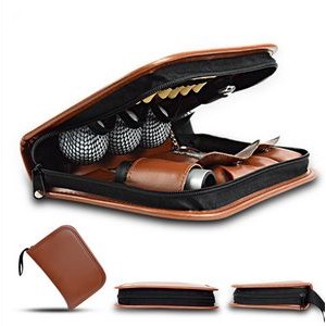 Golfers' Leather Bag Tool Kit