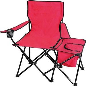 Portable Director's Chair with Insulated Cooler and Side Table