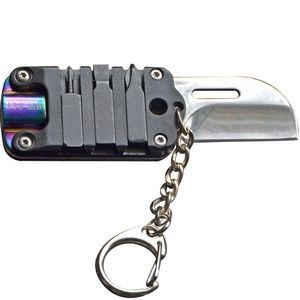 EDC Multi-Function Mini Screwdriver Tool with Keychain