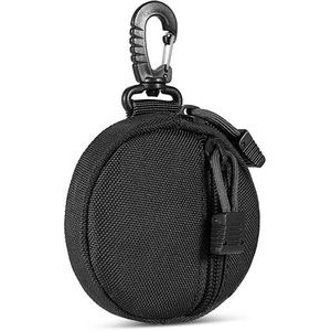 Small Round Tactical EDC Pouch Accessories Military Gear Keychain