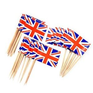 Mini Flags Cupcake Toppers