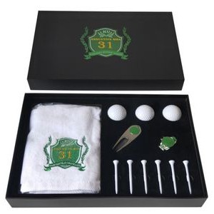 Boxed Golf Premium Golf Gift Set Includes A