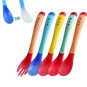 Infant Silicone Spoons and Fork