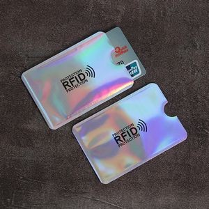 Holographic RFID Blocking Sleeve Holder Credit Card Secure Protector