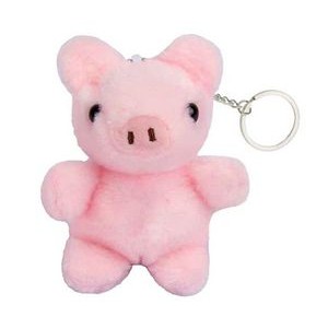 Plush Pig Keychain