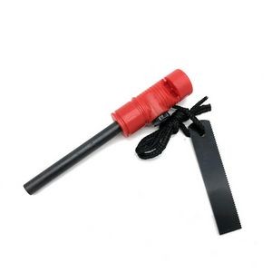 3 in 1 Multifunctional Fire Starter with Compass and Whistle