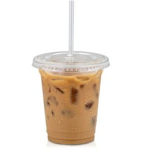 12oz Clear Plastic Cup with Lid