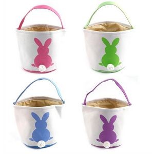 Easter Rabbit Bunny Tail Basket/Bucket
