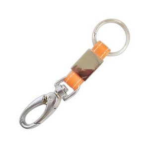 Connector key Tag With Leather Split Ring