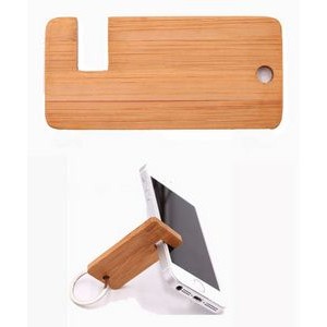 Wood Phone Holder Keychain