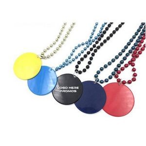 Mardi Gras Beads w/Medallion