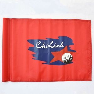 14" x 20" Two Sided Rectangle Golf Flag