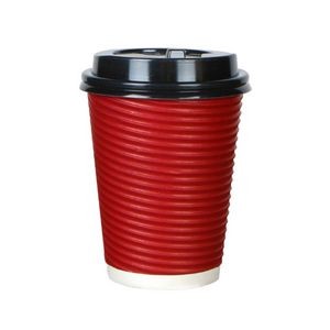 8 Oz. Double Wall Insulated Ripple Paper Cup