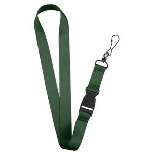 3/4 Polyester Lanyards w/ Detachable Buckle Release