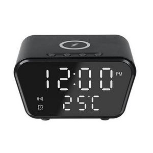2 in 1 Wireless Charging Digital Alarm Clock