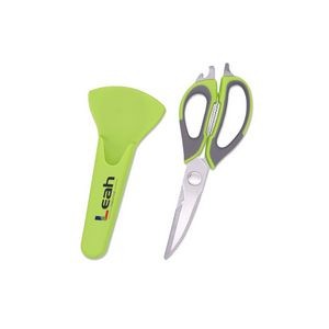 Detachable Multi-funcational Kitchen Scissors With Magnetic Sheath