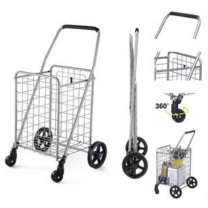 Shopping Trolley Grocery Multi-functional Foldable Cart