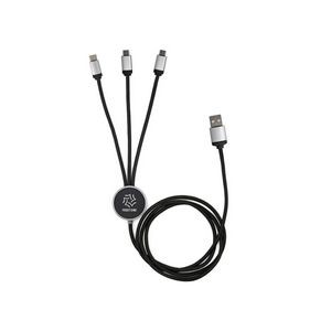 3-In-1 Braided Charging Cable/Cord