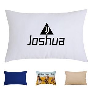 Custom 17.7" X 17.7" Full Color Cushion Cover With Zipper