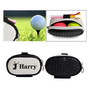 Golf Ball and Tees Pouch Bag