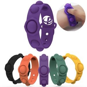 Colorful Push Bubble Sensory Fidget Bracelet Toy Wristband