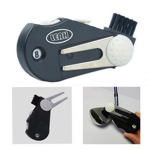 Golf Score Counter with Divot Repair Tool