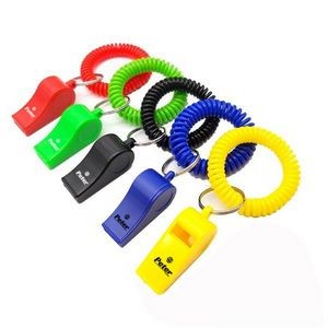 Colorful Whistle With Spiral Bracelet