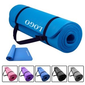 Yoga Mat Exercise Gym Fitness Equipment with Carrying Strap
