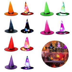 Halloween Glowing Wizard Witch Hat